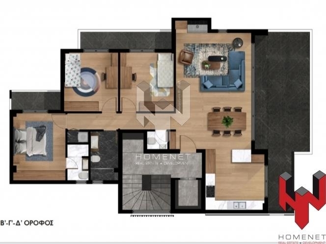 (Продажа) Жилая Апартаменты || Афинф Юг/Эллинико - 118 кв.м, 3 Спальня/и, 495.000€ 
